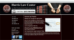Desktop Screenshot of harrislawcenter.com