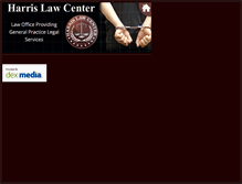 Tablet Screenshot of harrislawcenter.com